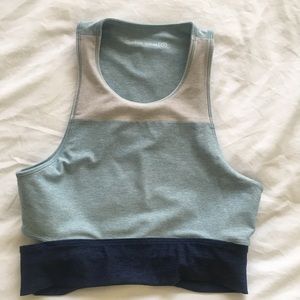 OUTDOOR VOICES slashback crop top